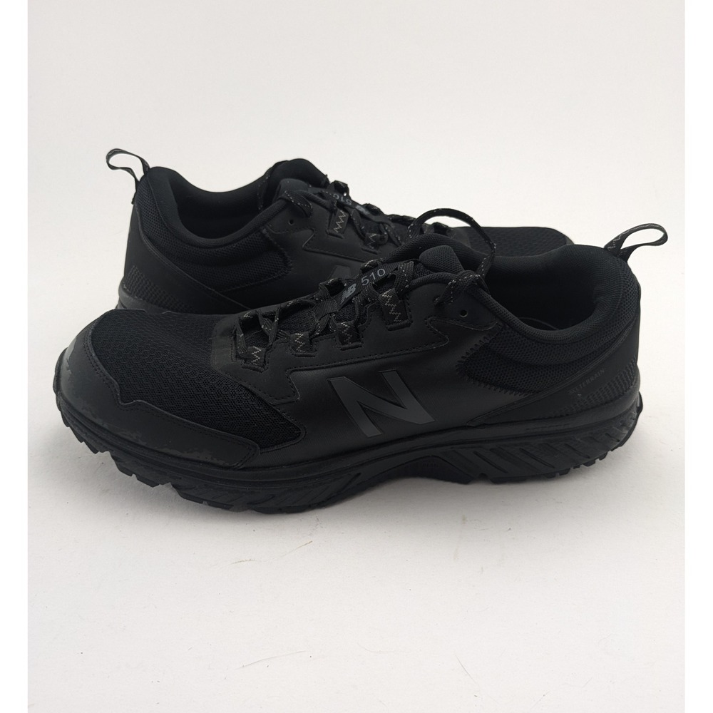 Mens New Balance 510 V5 Black All Terrain Trail Running Shoes MT510LB5 Size 16